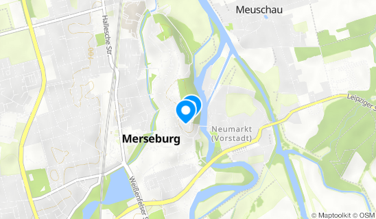 Kartenausschnitt Merseburger Dom